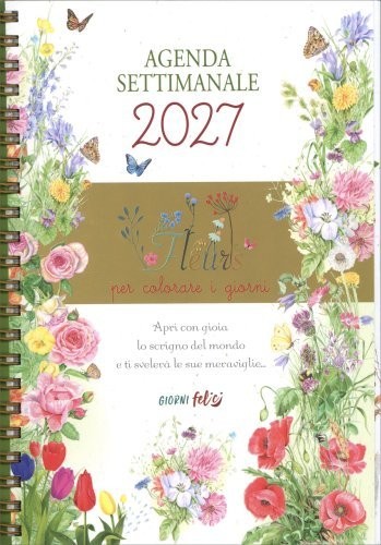 Agenda settimanale fleurs - settimanale,