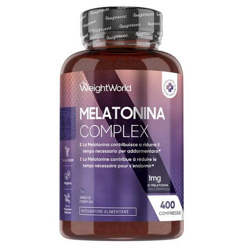 Melatonina 1mg con camomilla - con,