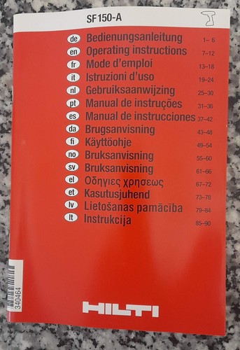 Manuale istruzioni originale - manuale,